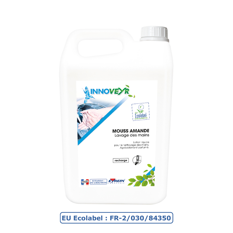 MOUSS AMANDE - Bidon 5L - Lavage des mains - ECOLABEL