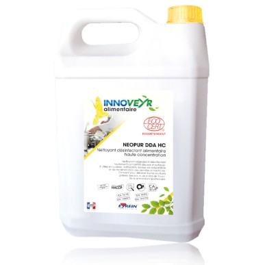 NEOPUR DDA HC 5L - nettoyant degraissant desinfectant alimentaire 14476 -ECOCERT