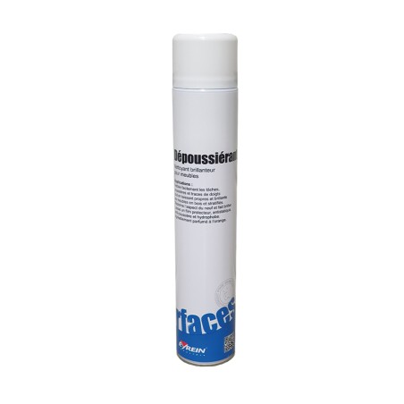 DEPOUSSIERANT AEROSOL - 750 ML - Nettoyant brillanteur pour meubles