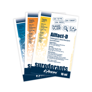 ALL'FACT D MARINE - Carton 250 doses - Détergent désinfectant surodorant