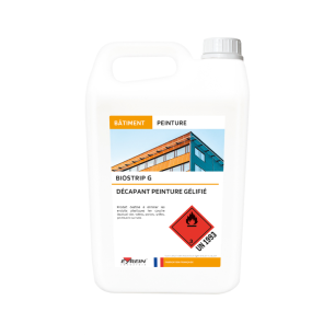 BIOSTRIP G - Décapant peinture environnemental gélifié - Bidon 5L