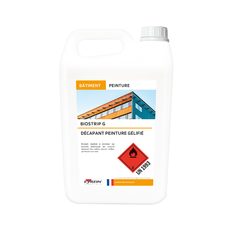 BIOSTRIP G - Décapant peinture environnemental gélifié - Bidon 5L