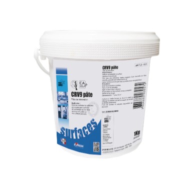 CRV9 PATE - Pot 1 KG - Pâte de rénovation salissures polution et graffiti