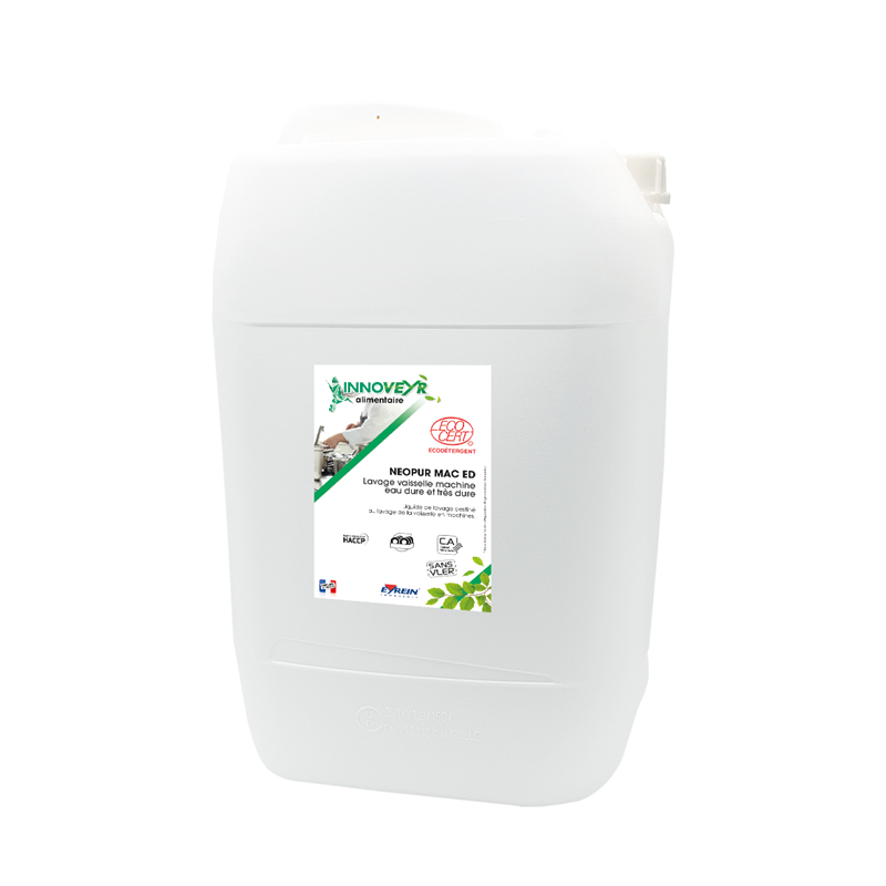 NEOPUR MAC ED - Lavage vaisselle machine eaux dures - Bidon 24 KGS - ECOCERT