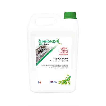 LESSIPUR DOUX (Elipur) - Bidon 5L - Adoucissant parfumé tous textiles -  ECOCERT