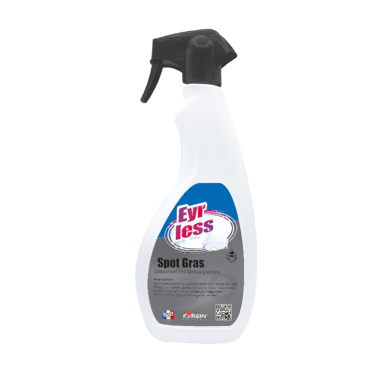 SPOT GRAS - Pulvé.750ml - Détachant des taches grasses lavage du linge textiles