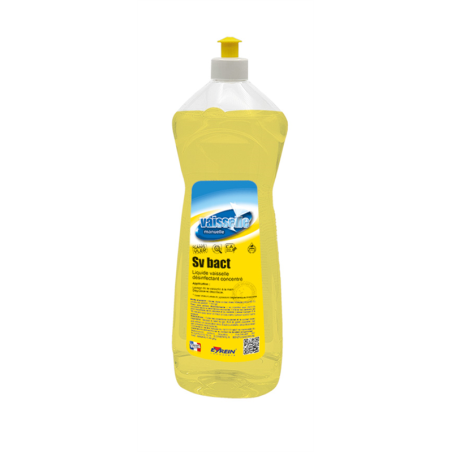 SV BACT - Bidon 1 L - Liquide vaisselle désinfectant concentré