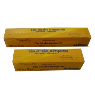 BOITE 3 RECHARGES FILM ALIMENTAIRE WRAP MASTER 45CM X 300 M