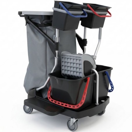 CHARIOT ICA REVOLUTION avec presse machoîre + couvercle + Tri-selectif