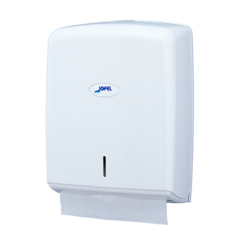 DISTRIBUTEUR ESSUIE MAINS V & Z A.B.S. BLANC - AH37000 - collectivités toilettes