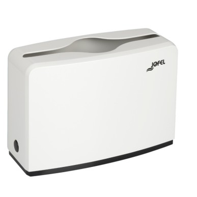 DISTRIBUTEUR D'ESSUIE-MAINS À POSER RECTANGULAIRE BLANC