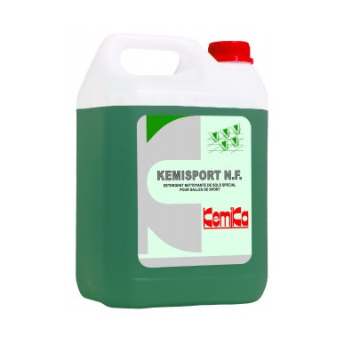 KEMISPORT NF - Bidon 5 L - Détergent nettoyant spécial salles de sport vestiaire