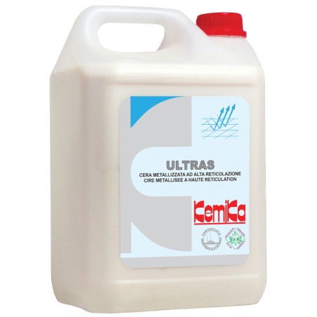 ULTRAS - Cire métallisée haute accroche sol dur et pvc - Bidon 5 L