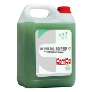 RIVIERA SUPER C - Bidon 5 L - Détergent superconcentré tous sols lavage fréquent