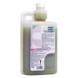 RIVIERA SUPER C - Bidon doseur 1 L - Détergent superconcentré lavages fréquents
