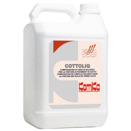 COTTOLIQ - Bidon 5 L - Cire liquide incolore protection des sols en terre cuite