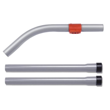 TUBE 3 PIECES DONT UN COURBE GRIS- 601054 - D 32 mm