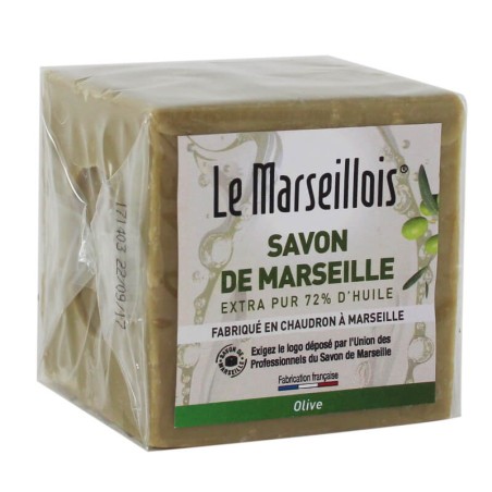 Savon de Marseille - Cube 300 G - Extra pur à l'huile d'olive*