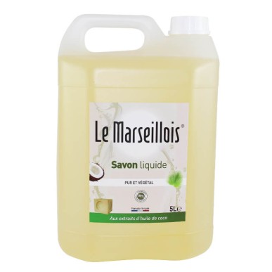 Savon liquide de Marseille - Bidon 5 L  - hygiene corps et mains*