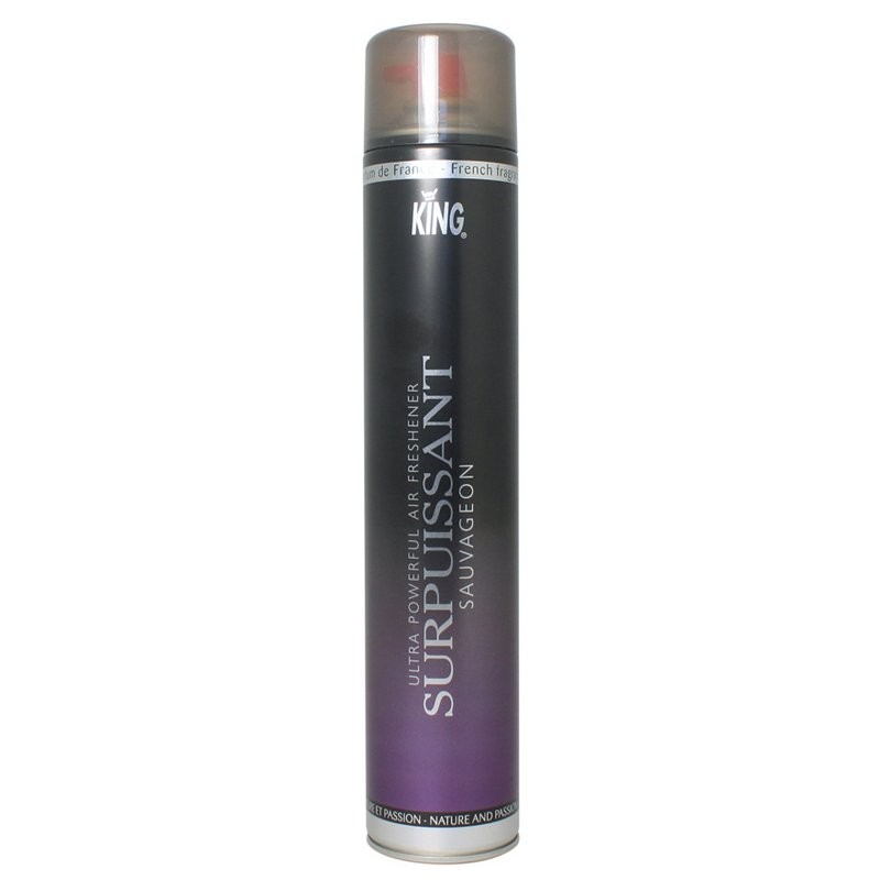 AEROSOL DESODORISANT SURPUISSANT KING SAUVAGEON - 750ml - Forte rémanence