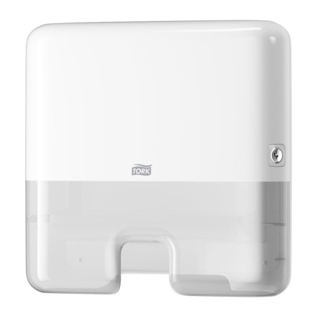 DISTRIBUTEUR TORK XPRESS® MINI POUR ESSUIE MAINS INTERFOLIÉS BLANC - H2