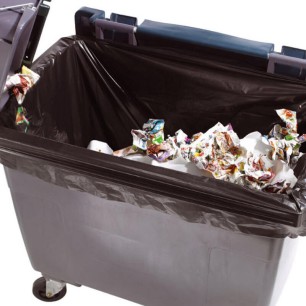 SACS POUBELLES 1000/1100 L NOIRS - Gamme MASTER - Carton de 100 sacs -