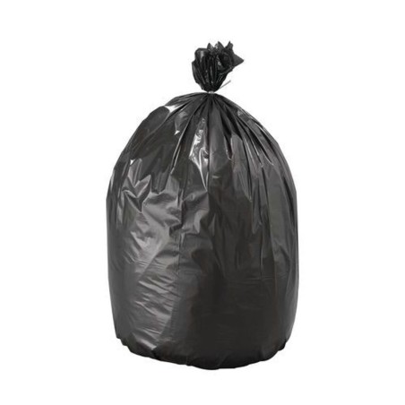 SACS POUBELLES 130 L NOIRS - Gamme MASTER - Carton de 200 sacs - Basse Densité -