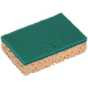 EPONGE GRATTANTE RECTANGULAIRE VERT GRAND MODELE - 130 x 84 x 24 -
