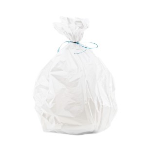 SACS POUBELLES 110 L HD BLANCS - Carton de 500 sacs Haute Densité *