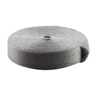 LAINE D'ACIER N°000  - 1 Kg - Ne raye pas. Travaux de finition : bois, peinture