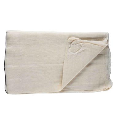 GAZE COTON A TROU 80x60 - PAR 10 - Gaze tissu ajouré avec trou central