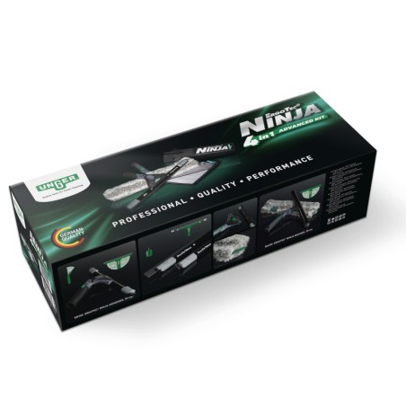 KIT NETTOYAGE VITRE UNGER NINJA - 4 en 1 -