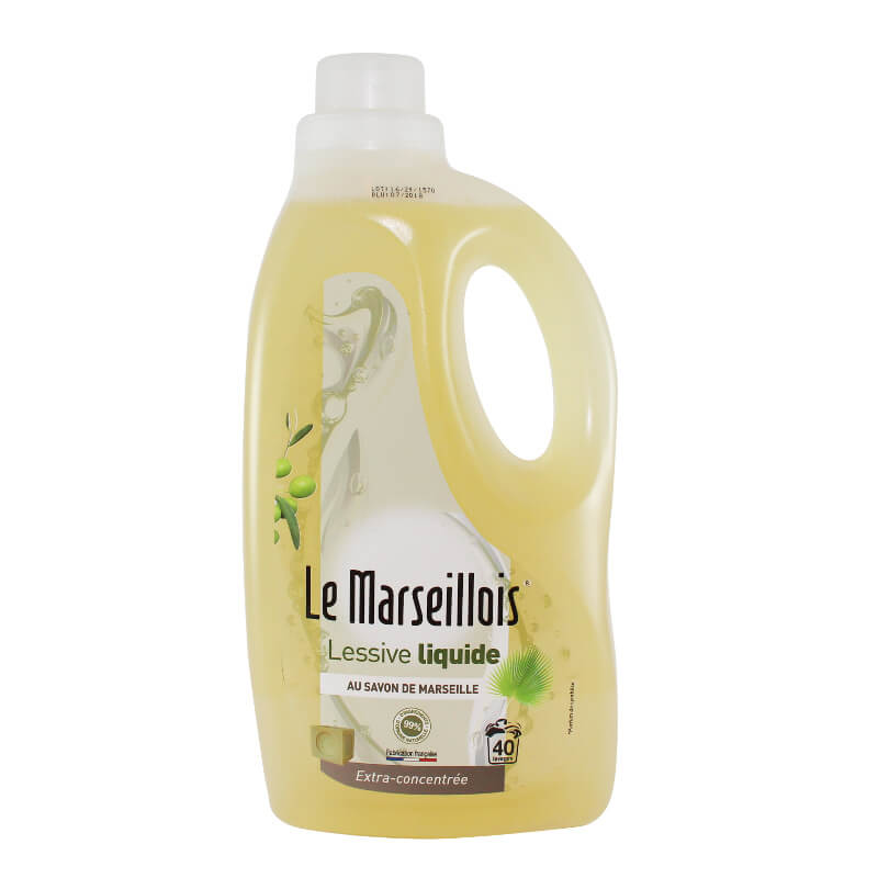 Lessive liquide linge - flacon 2 L - Lessive liquide linge ultra concentrée  LE MARSEILLOIS - La capem