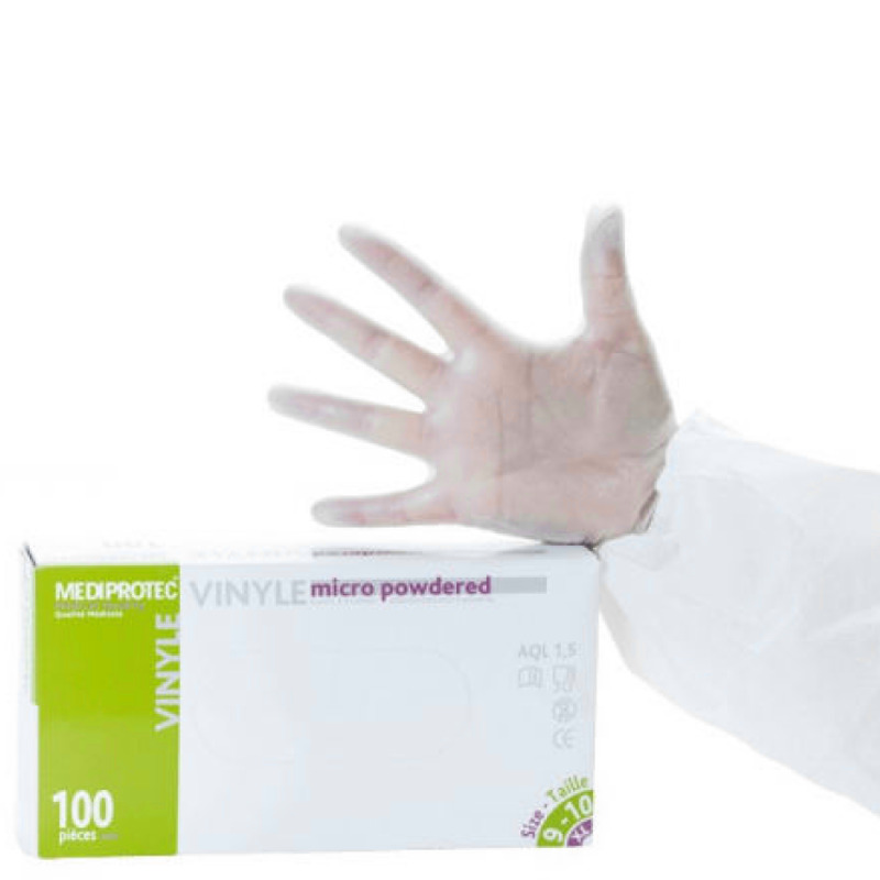 GANT VINYL PREMIUM MICRO POUDR T.XL - Boite de 100