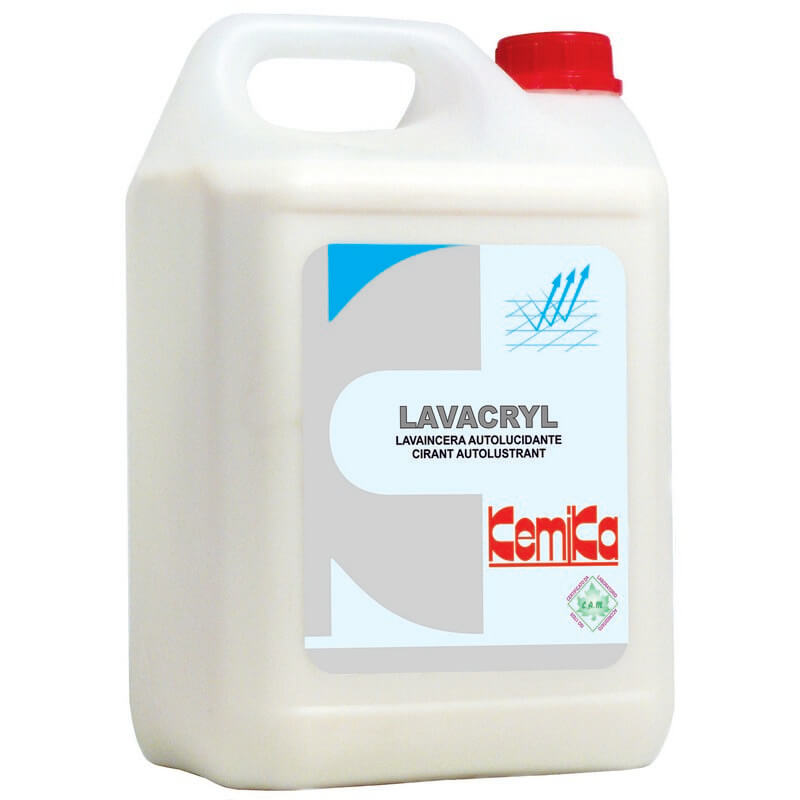 LAVACRYL - Bidon 5 L - Nettoyant cirant autolustrant et entretien revtement sol