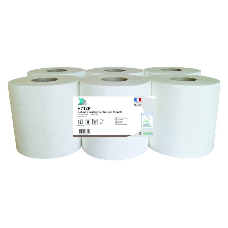 PAPIER ESSUIE MAIN A DEVIDAGE CENTRAL 450 FORMATS - Ballot de 6 Rlx