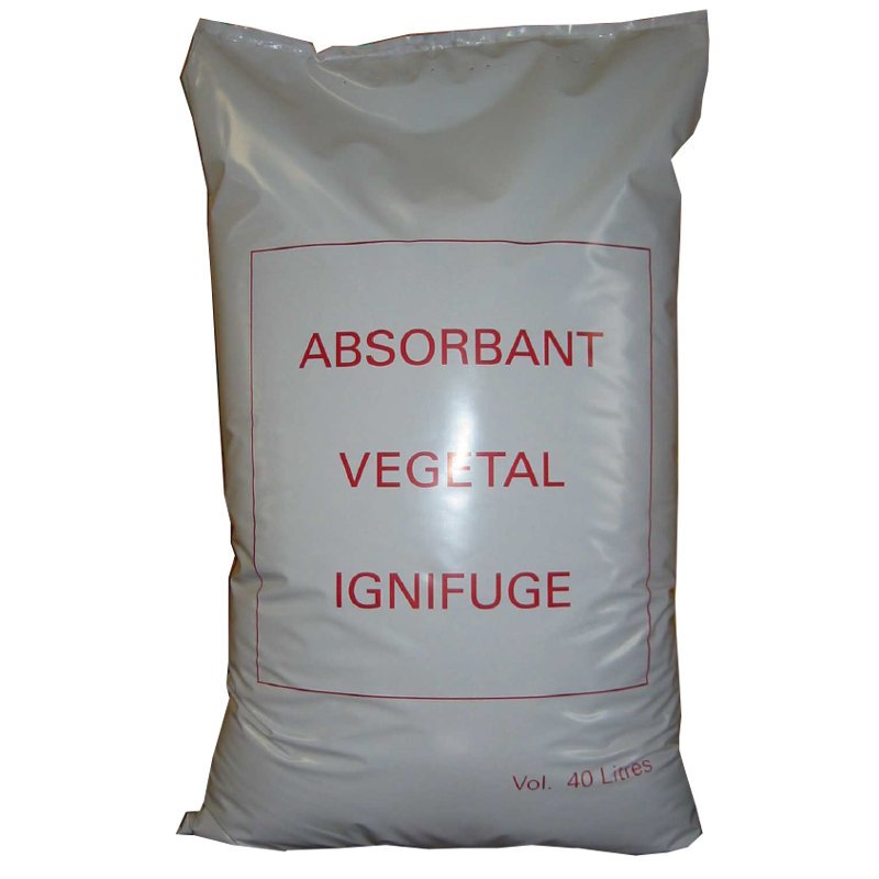 ABSORBANT VEGETAL IGNIFUGE - SAC DE 40L