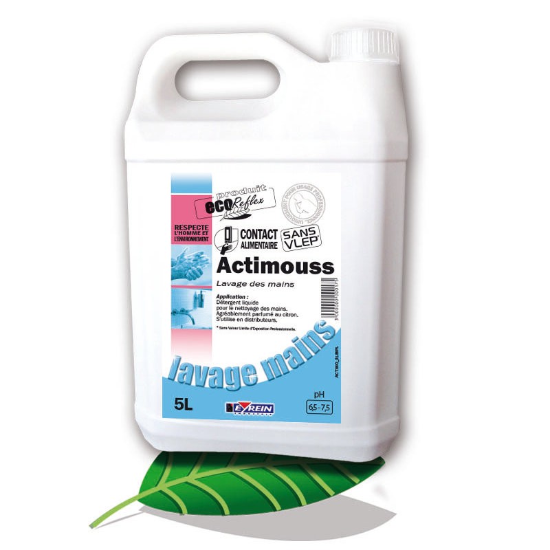 ACTIMOUSS - Bidon 5 L - Savon mains liquide