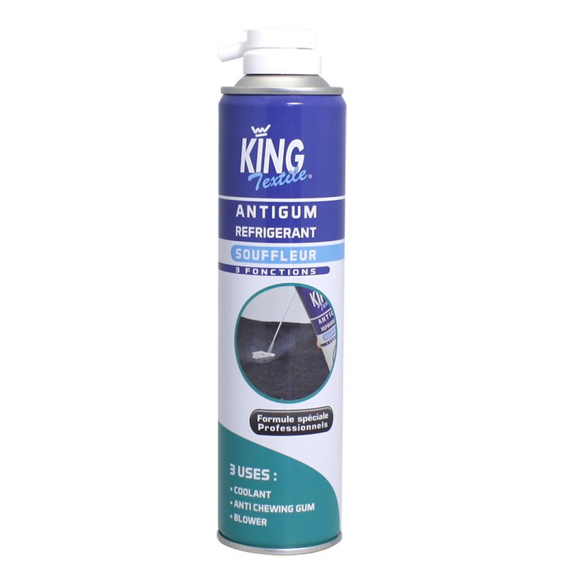 AEROSOL ANTIGUM KING - 400ml - Pour enlever chewing gum, bonbons, goudron