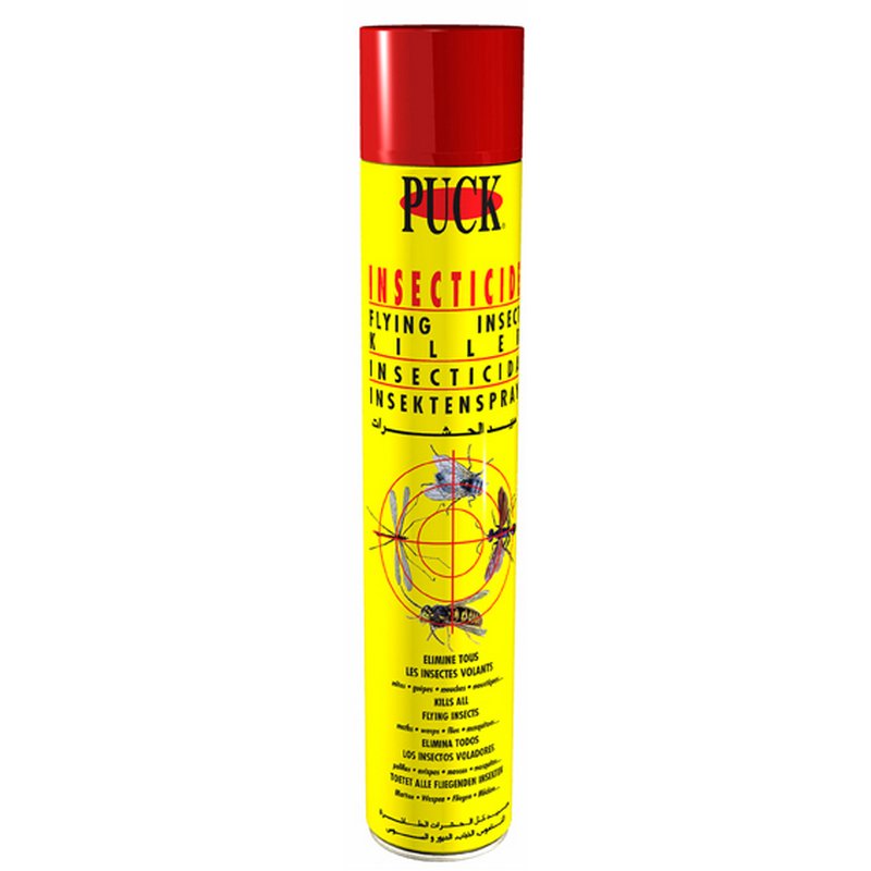 AEROSOL INSECTICIDES VOLANTS PUCK - 750 ml - Action choc sur insectes volants