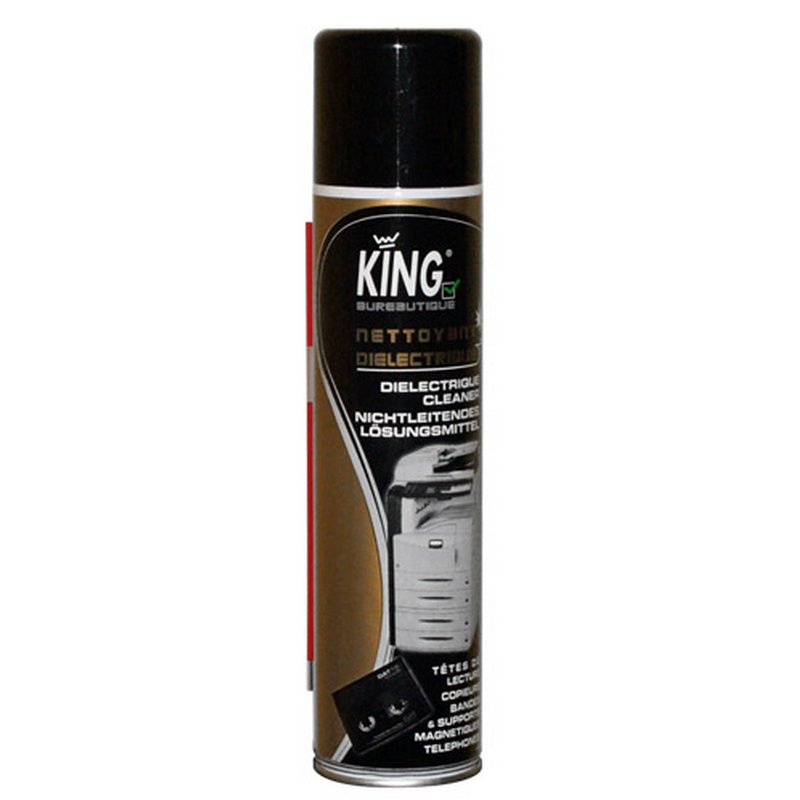 AEROSOL NETTOYANT DIELECTRIQUE KING - Aros.400 ml - Pices support lectronique