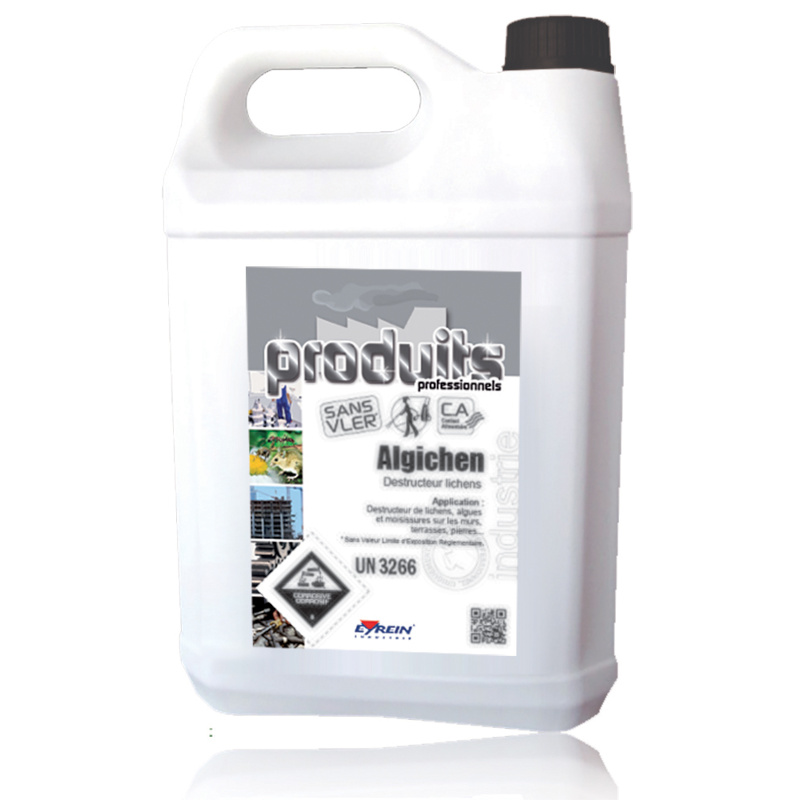 ALGICHEN - Bidon 5 L - Anti mousses, lichens, verdissures, moisissures