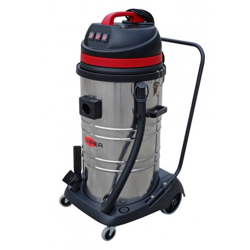 ASPIRATEUR VIPER E&P LSU 375 - 75 L 3 MOTEURS CUVE INOX