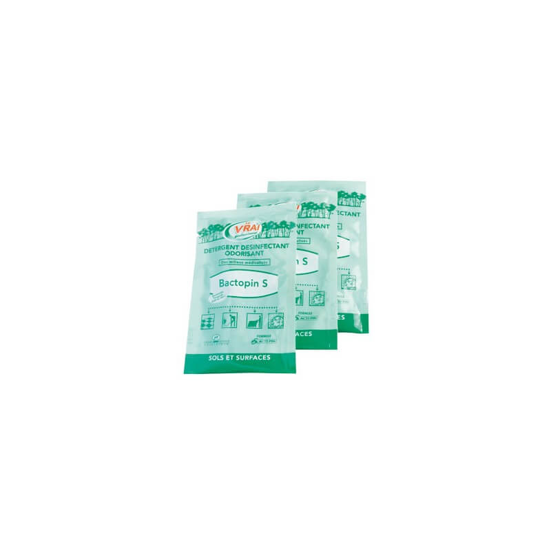BACTOPIN S - Doses 20 ml x 250 - Détergent désinfectant odorisant milieu médical