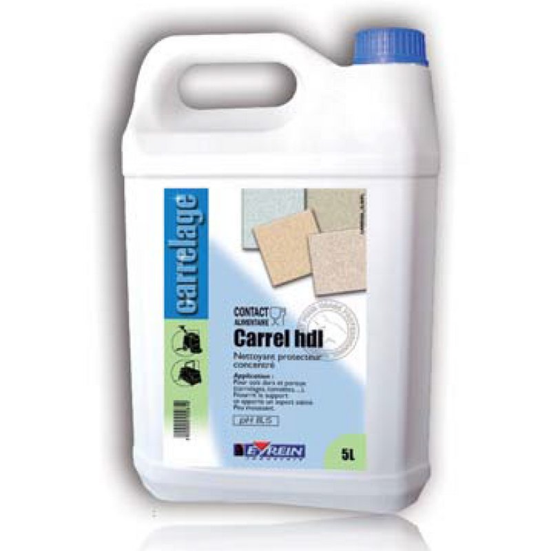 CARREL HDL - Bidon 5L - Nettoyant protecteur concentr carrelages, tomettes, ..