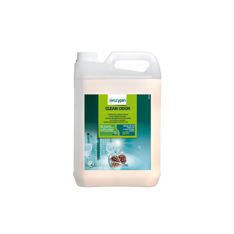 CLEAN ODOR - Bidon 5 L - Odorisant enzymatique toilettes urinoirs - ENZYPIN
