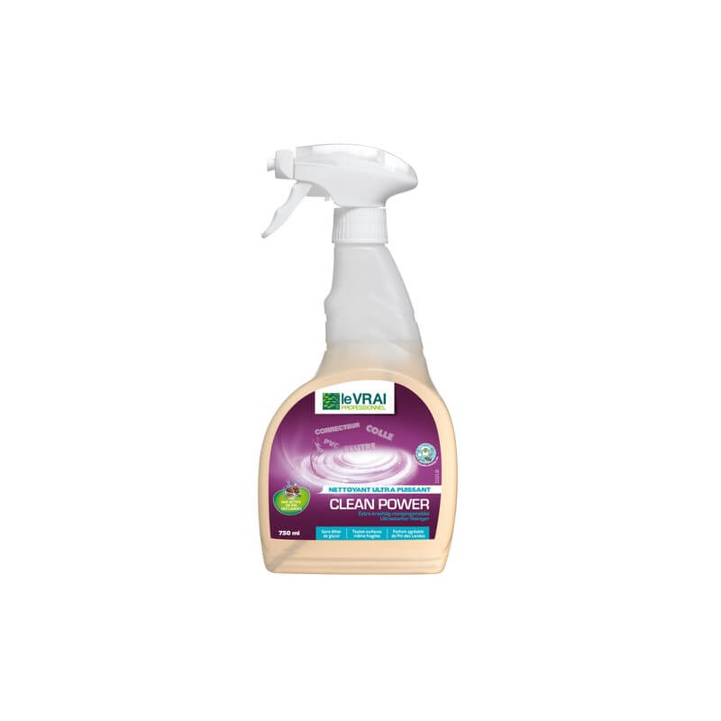 CLEAN POWER - PAE Pulv.750ml - Dtachant taches tenaces dont encres, feutres