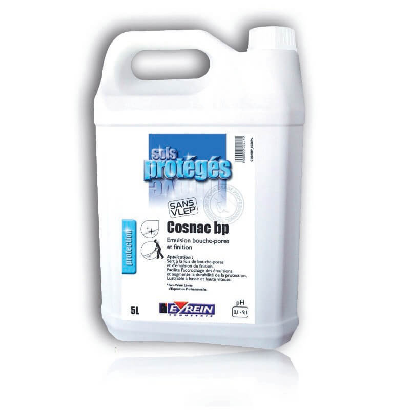 COSNAC BP - Bidon 5L - mulsion autolustrante bouche-pores et finition