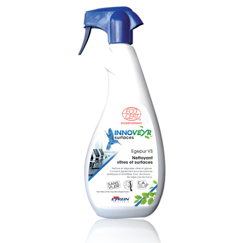 EGEPUR VS - Pulv.750ml - Nettoyant dgraissant Vitres et Surfaces - ECOCERT