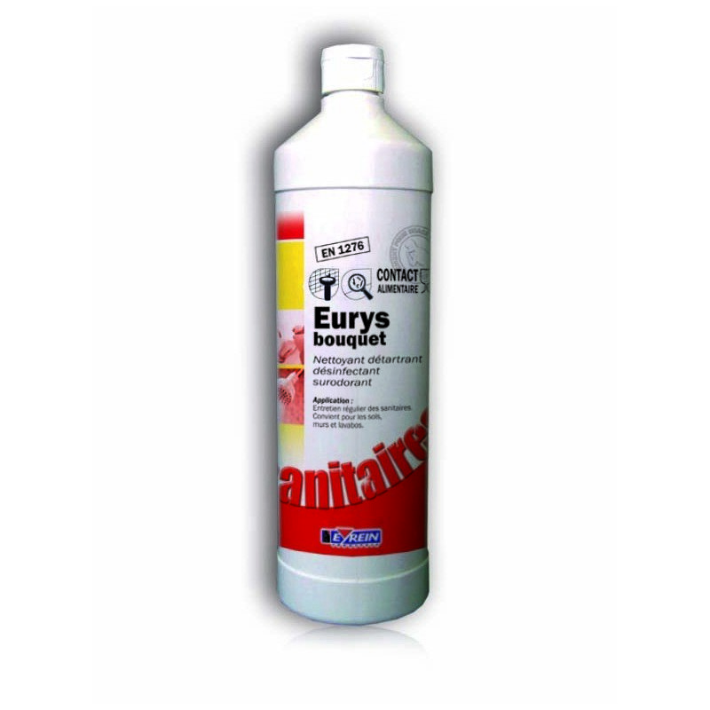 EURYS BOUQUET - Bidon 1 L - Détartrant désinfectant surodorant